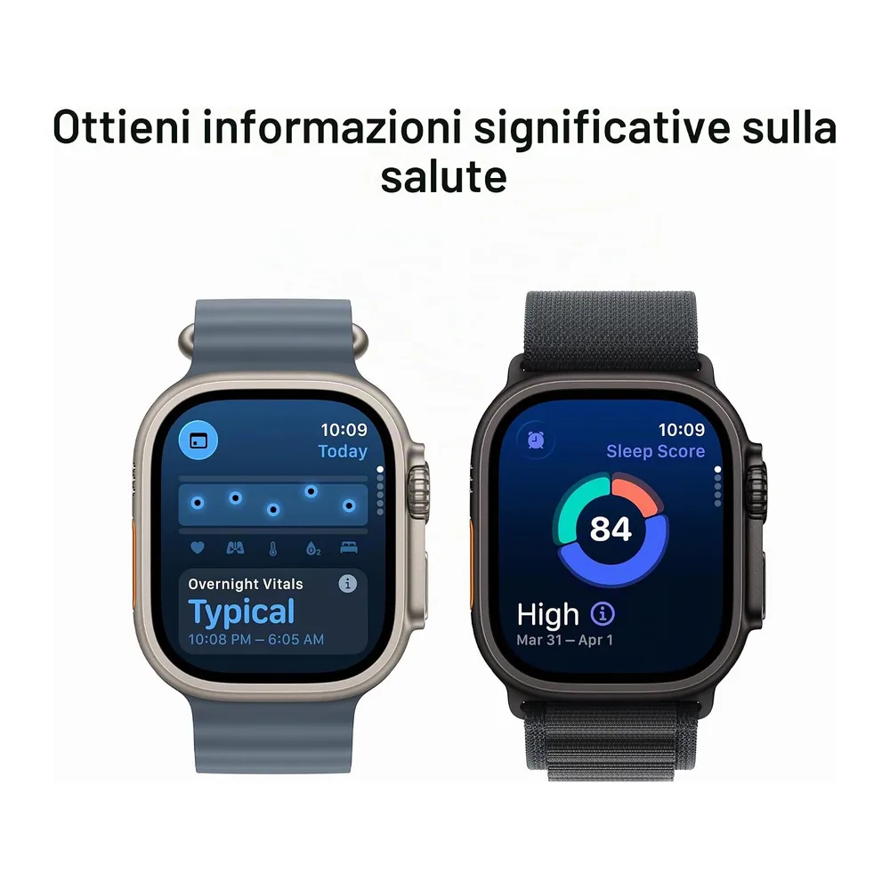 Apple Watch Ultra 3 (2025) black titanium 49mm 4G black ocean band (Ricondizionato) — 5