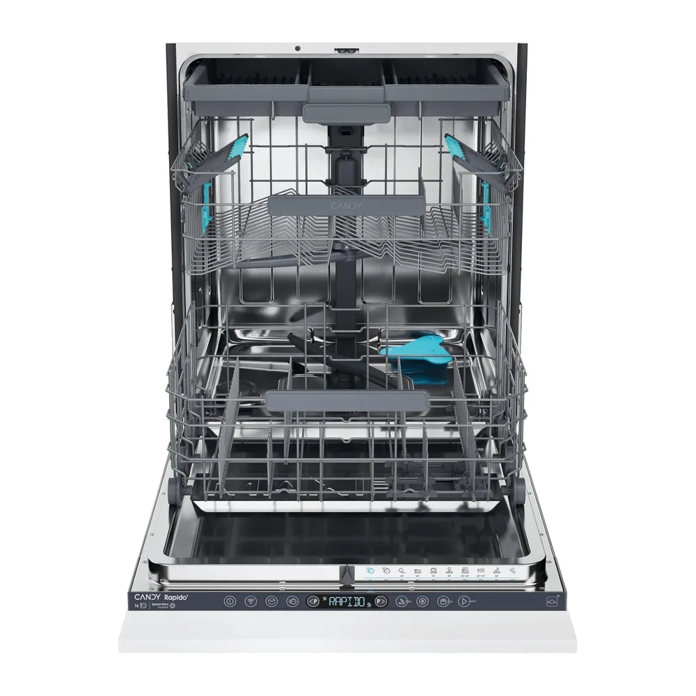 CS6C2S3PSA RapidO' - Lavastoviglie da Incasso 60 cm, a Scomparsa Totale, Wifi, 16 Coperti, Classe energetica — 6