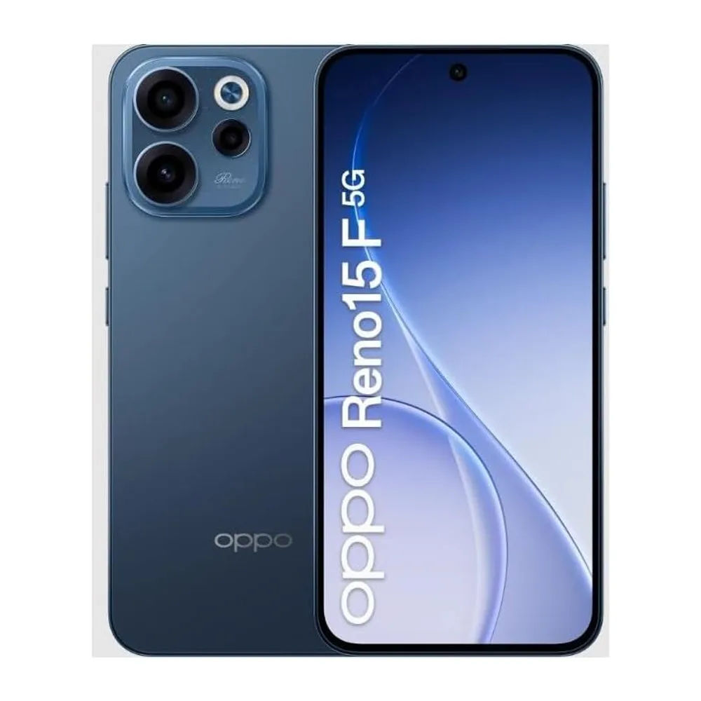 OPPO Reno15 F 5G AI Smartphone, Tripla fotocamera 50+8+2MP, Selfie 50MP, Display 6.57" 120HZ AMOLED FHD+,