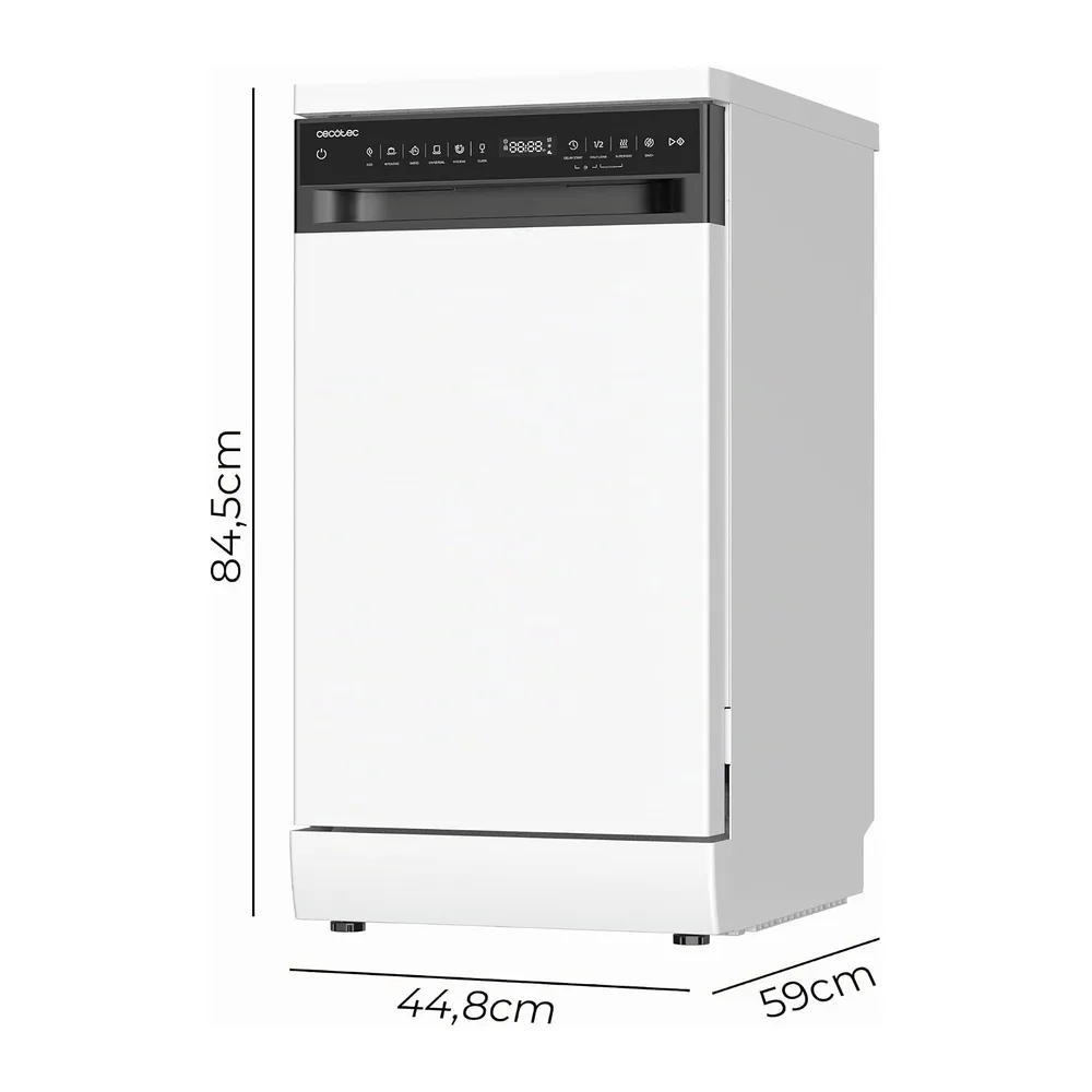 Cecotec Lavastoviglie Libera Installazione 45 cm Bolero Aguazero 4360. 11 Coperti — 2