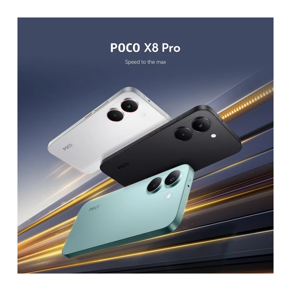 POCO X8 Pro, Smartphone 8+512GB, Nero, Dimensity 8500-Ultra — 5