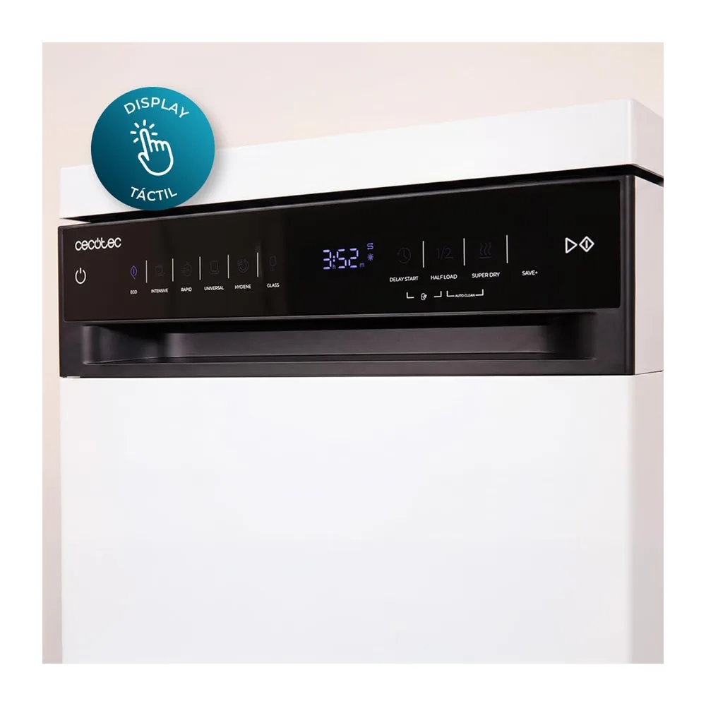 Cecotec Lavastoviglie Libera Installazione 45 cm Bolero Aguazero 4560 Connected. 11 Coperti — 6