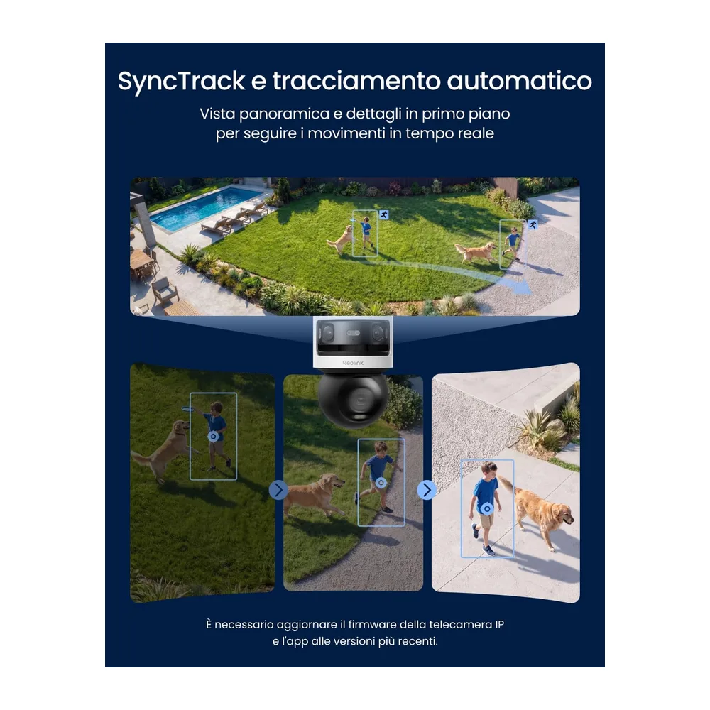 Reolink Telecamera di Sicurezza a Triplo Obiettivo da Esterno — 3