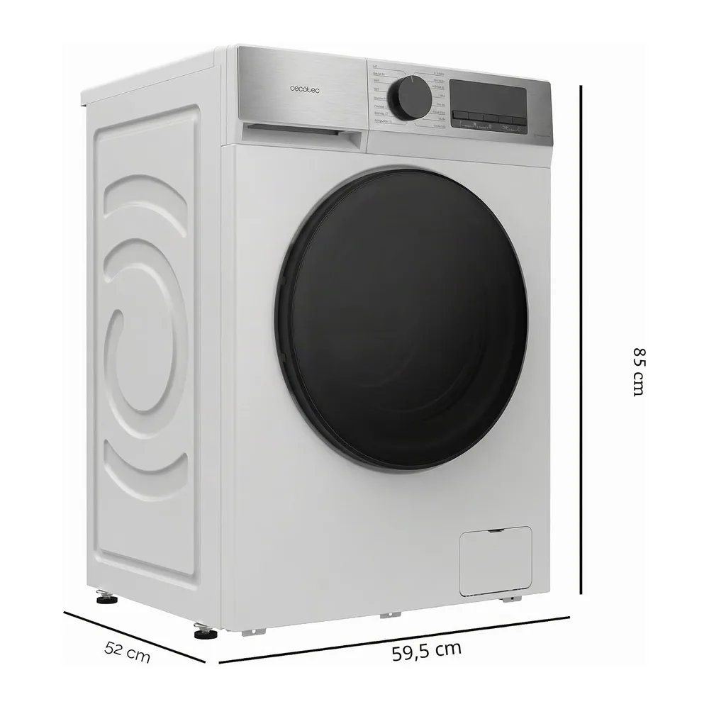 Cecotec Lavatrice Carica Frontale 7 Kg Bolero DressCode 7450 Inverter. 1850W — 2