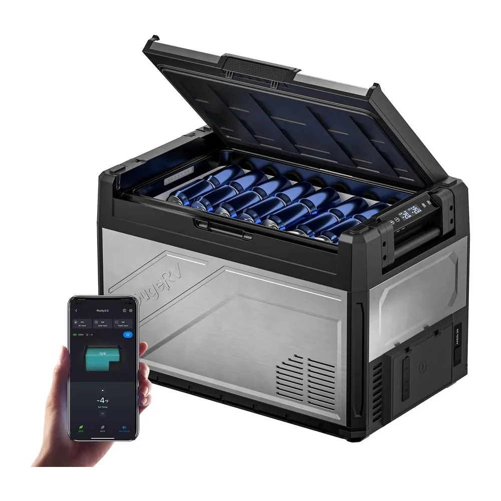 BougeRV Rocky V3.0 Doppia Zona Frigorifero Auto 52L con Freezer