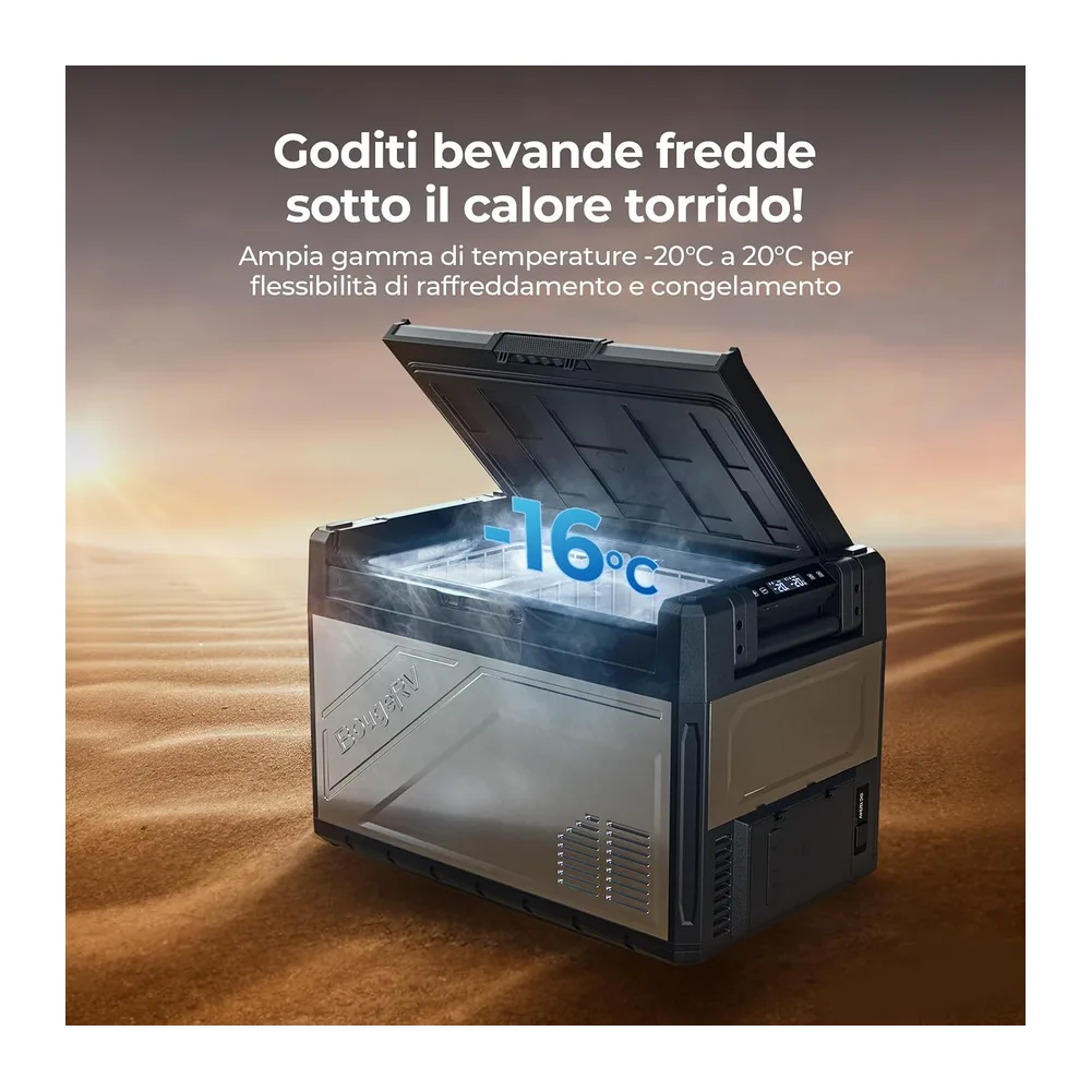 BougeRV Rocky V3.0 Doppia Zona Frigorifero Auto 52L con Freezer — 4
