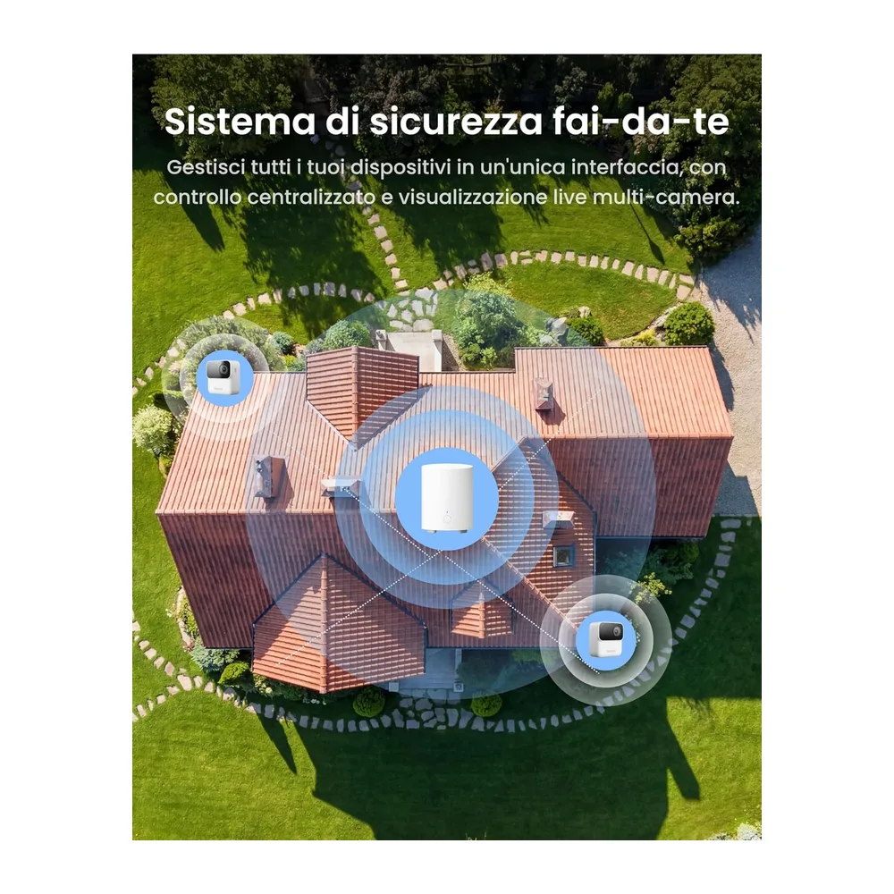 Reolink Kit Telecamera 2MP da Esterno Argus MagiCam con Home Hub Mini — 3