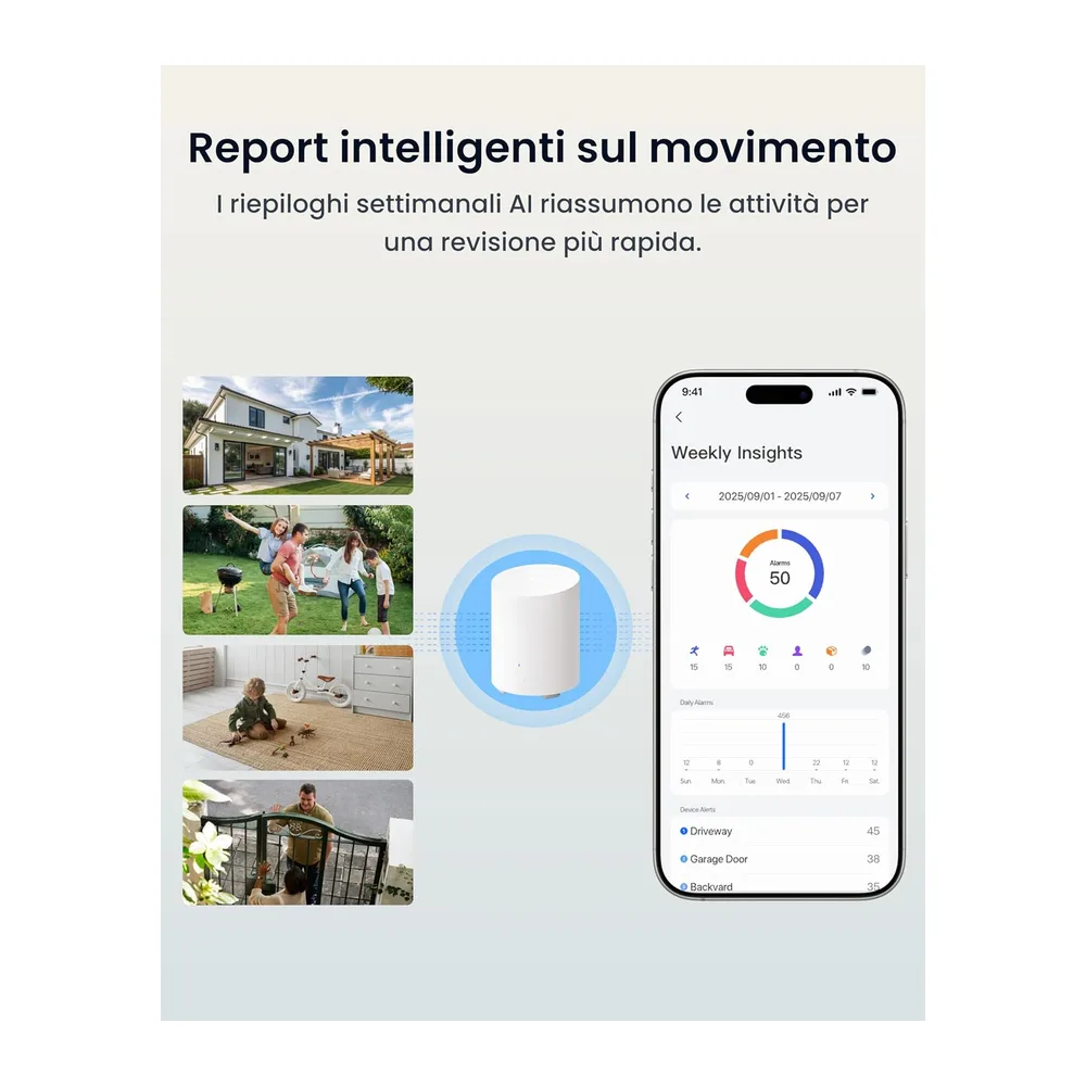 Reolink Kit Telecamera 2MP da Esterno Argus MagiCam con Home Hub Mini — 4