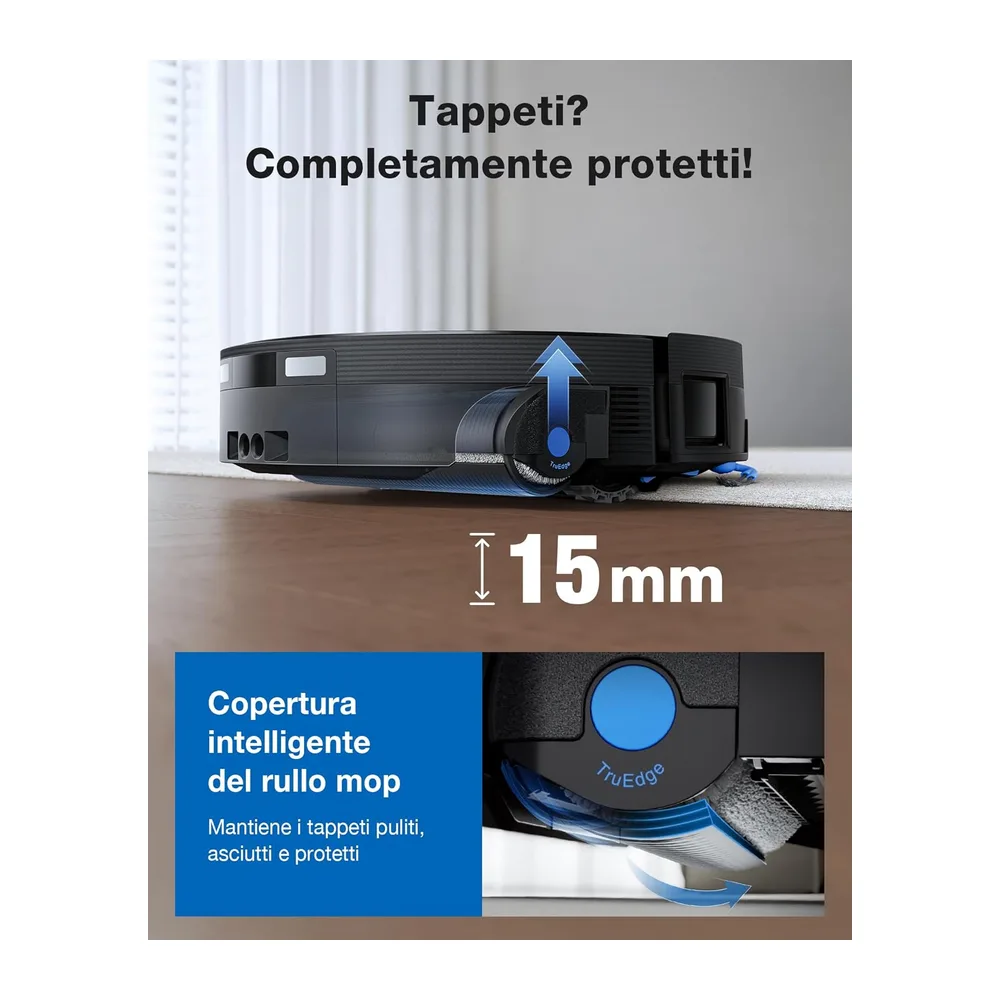 ECOVACS X12 OMNICYCLONE Robot Aspirapolvere Lavapavimenti 22.000 Pa — 3