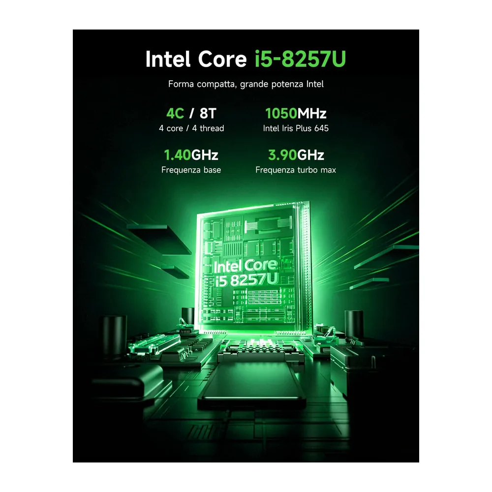 BMAX Win11 Pro Mini PC Intel Core i5-8257U(Max 3.9GHz) 16GB DDR4 512GB SSD — 3