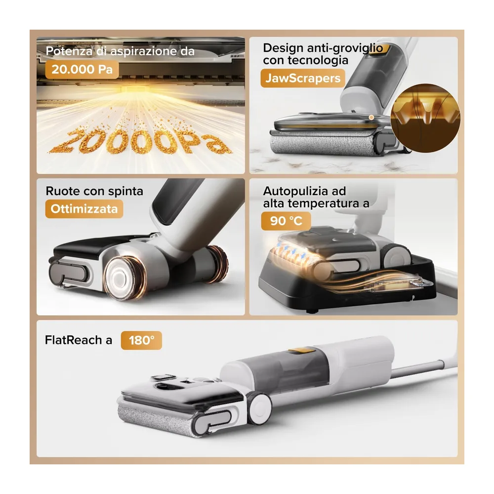 roborock F25 GT Gen2 Set Aspirapolvere e Lavapavimenti Senza Fili — 2
