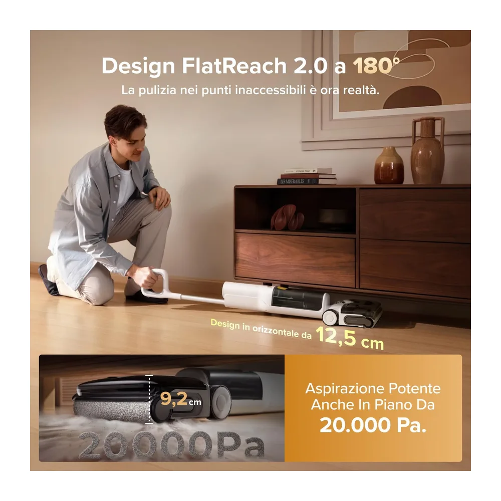 roborock F25 GT Gen2 Set Aspirapolvere e Lavapavimenti Senza Fili — 4