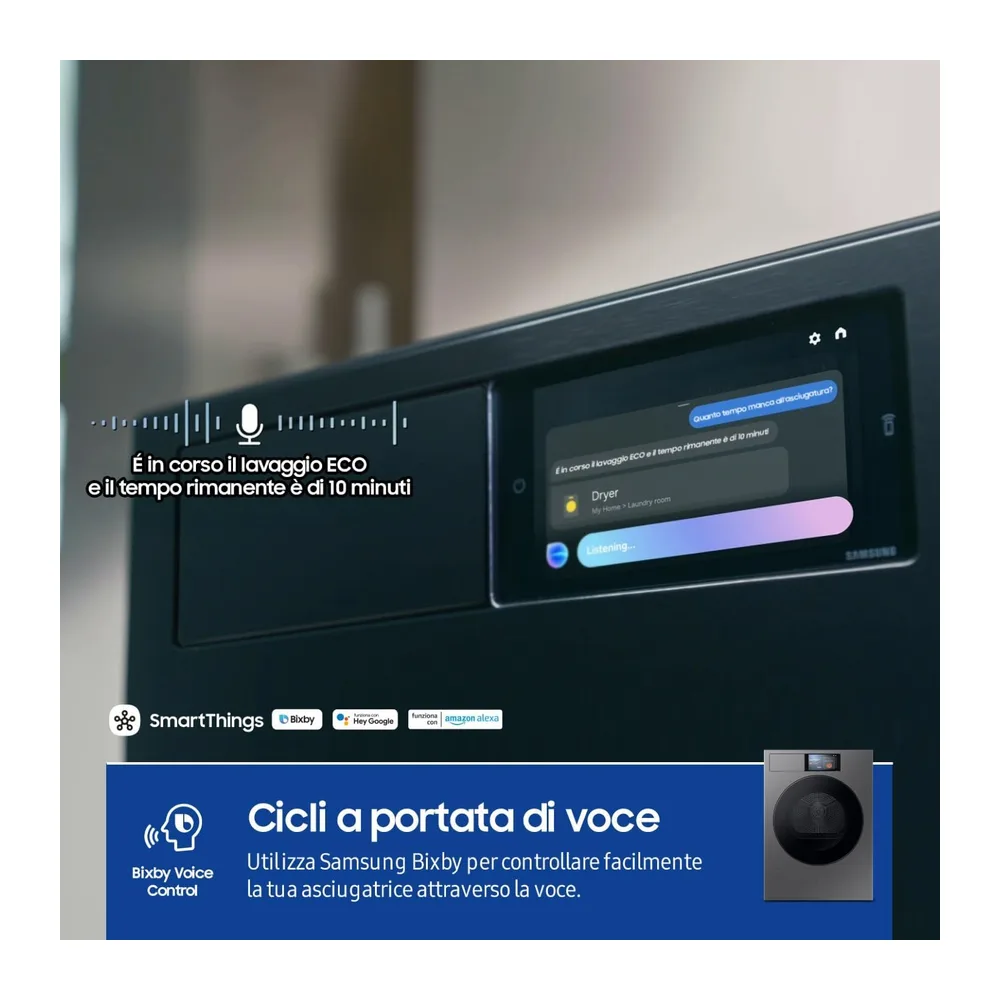 Samsung Asciugatrice Bespoke AI Laundry F-DT90F09F4S3M — 6