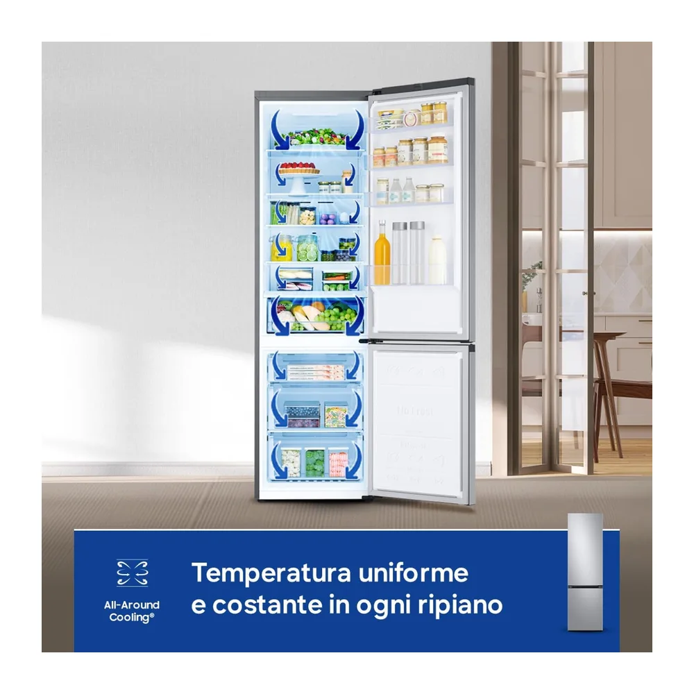 Samsung EcoFlex AI Frigorifero Combinato F-RL38C60DSA3M Wifi — 6