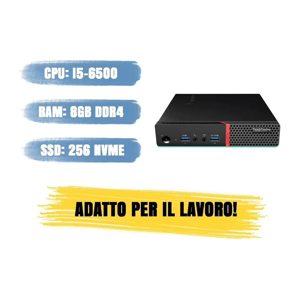 Lenovo Mini PC Computer Fisso ThinkCentre M900 — 3