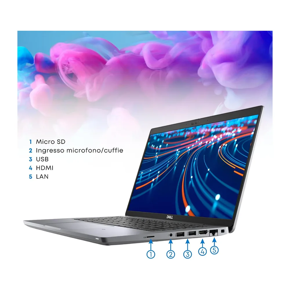 Dell Latitude 5420 - Pc Portatile Display 14" - Intel i5-1135G7 4 Core 2.40Ghz - 8 GB Ram, SSD da 256 GB - — 2