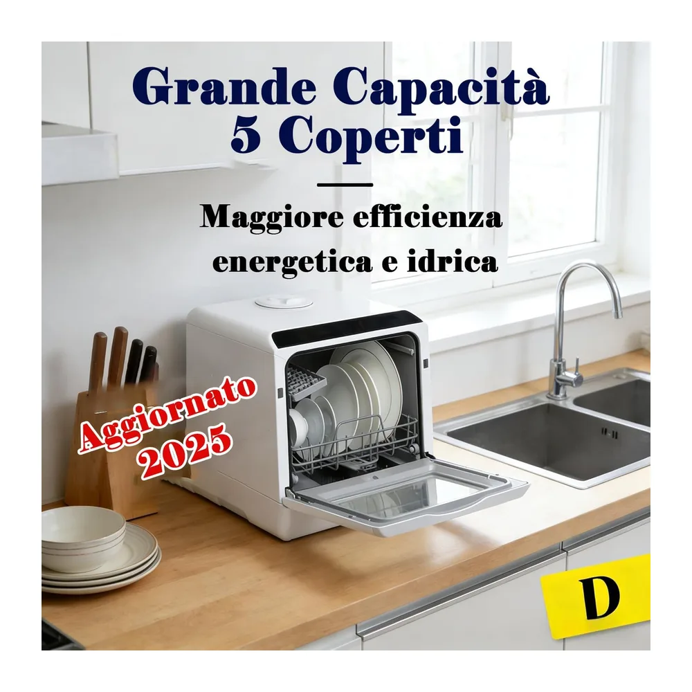 YU YUSING Lavastoviglie Piccola Portatile — 2