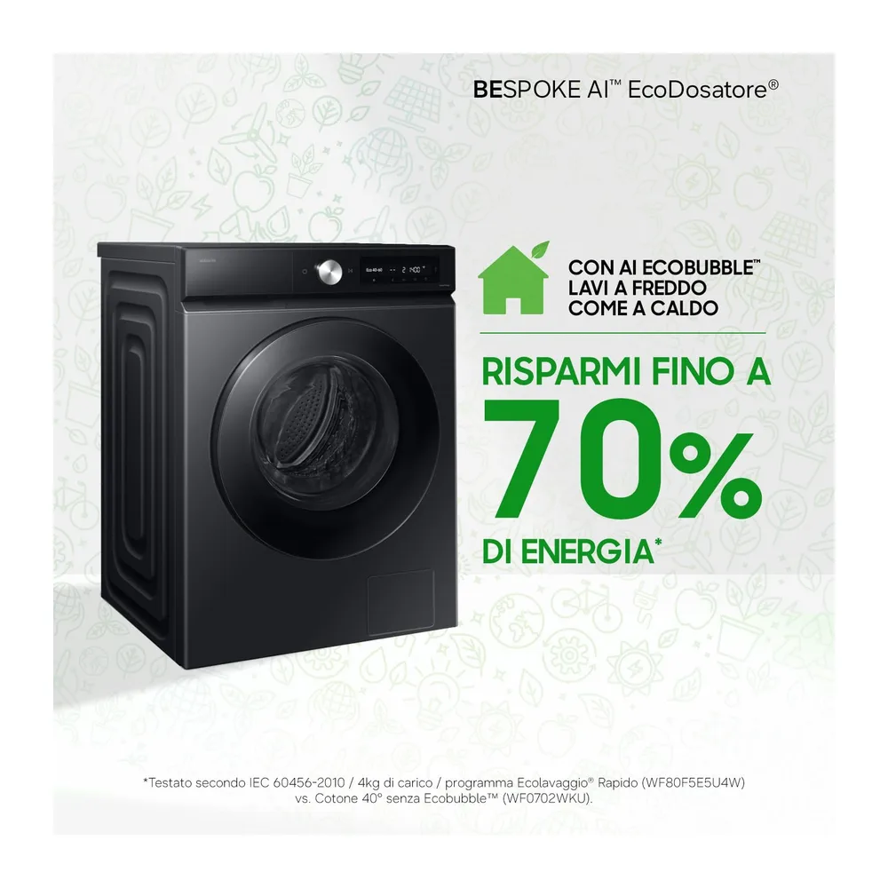 Samsung Lavatrice Bespoke AI EcoDosatore F-WM117B94GB3M Libera installazione — 5