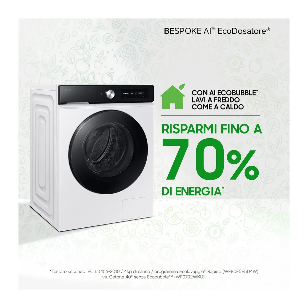 Samsung Lavatrice Bespoke AI EcoDosatore F-WM117B94GE3M — 6