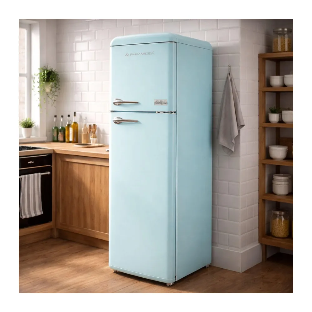 PYRAMIDEA Frigorifero Doppia Porta Mambo Colore LightBlue Capacità Totale 280 L Classe Energetica E — 4