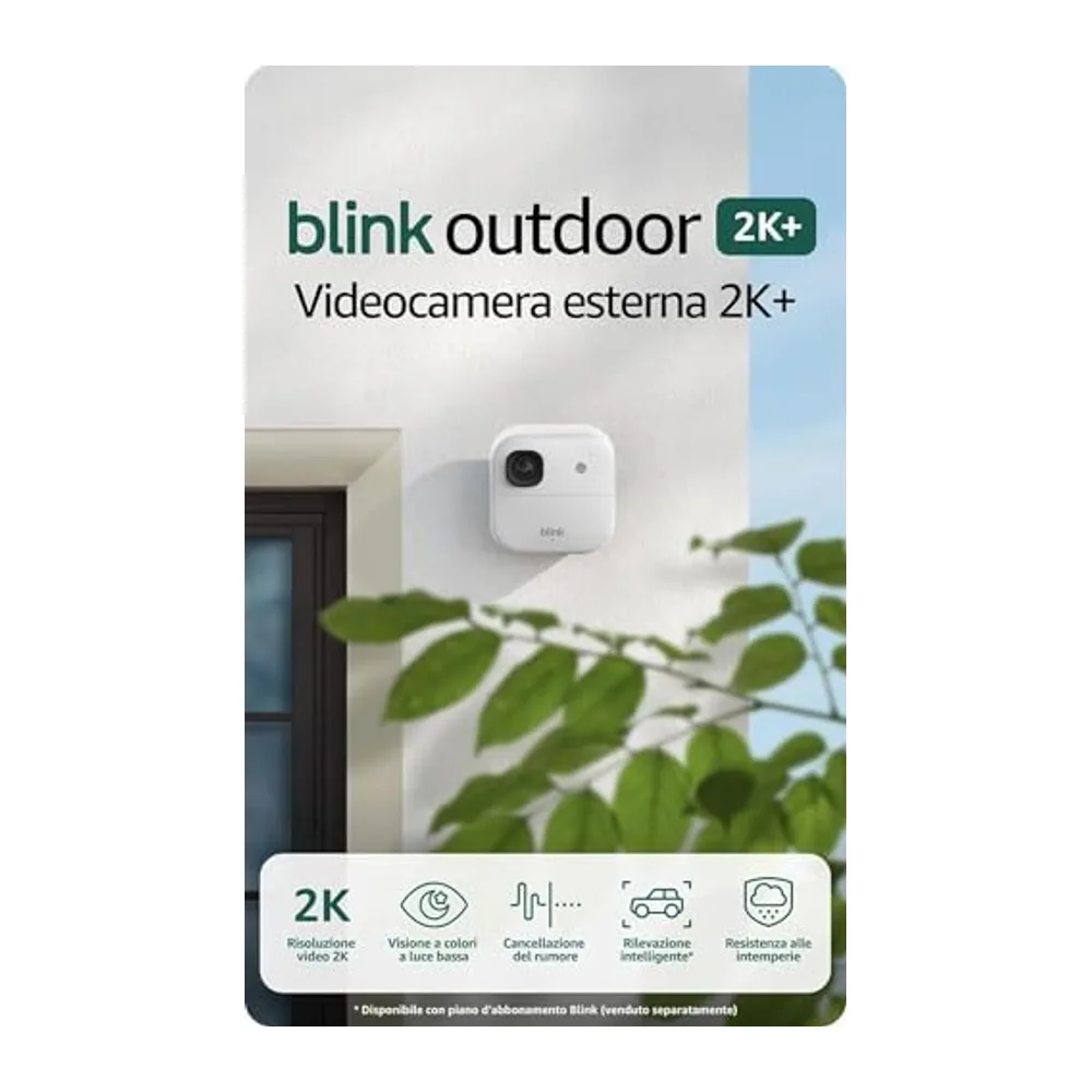 Videocamera esterna 2K+ Blink (ultimo modello) + Videocitofono supplementare Blink — videocamera di sicurezza — 2