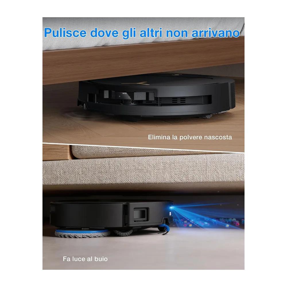ECOVACS T50 PRO OMNI Gen3 Robot Aspirapolvere Lavapavimenti 25000 Pa — 4