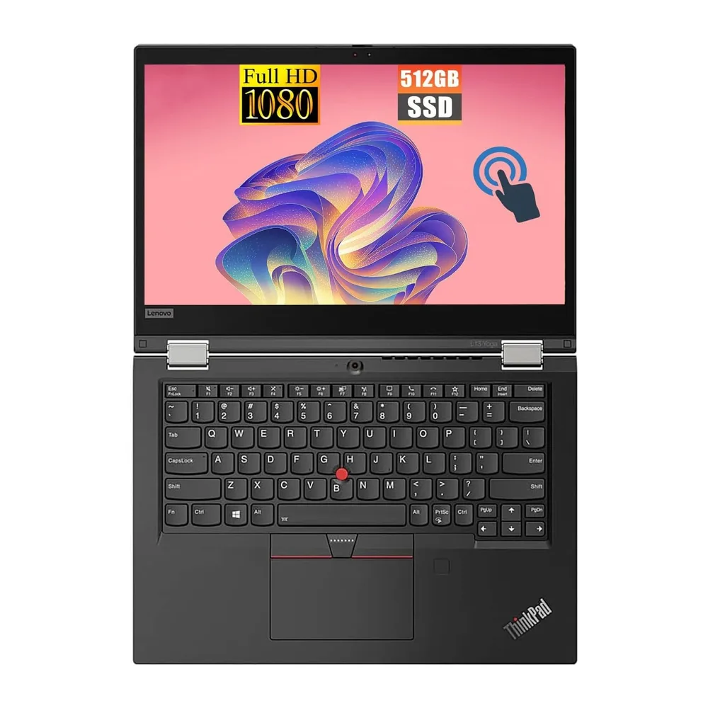 Lenovo ThinkPad L13 Yoga Gen 1, touchscreen 2 in 1, 13,3 pollici, FHD, Intel Core i5-10210U, 8 GB RAM, 256 GB — 3