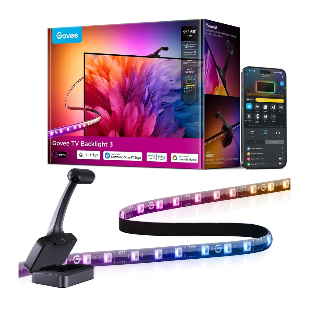 Govee TV Backlight 3 Pro con Tripla Telecamera HDR