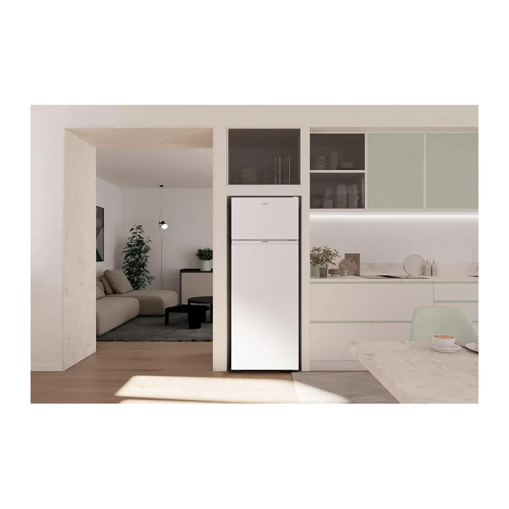 CANDY Frigorifero Doppia Porta 206L Classe E Bianco CNDQ2S514EW [Classe di efficienza energetica E] — 2