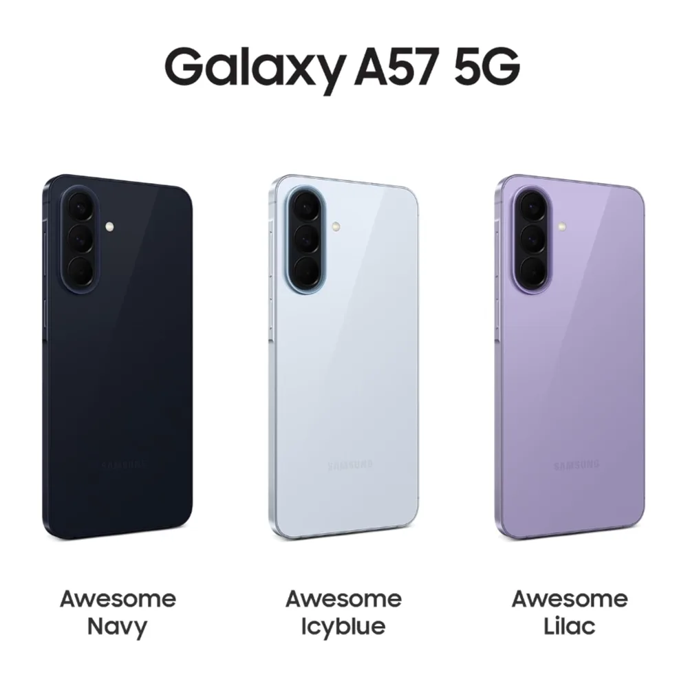 Samsung Galaxy A57 5G (Awesome Navy, 8 GB di RAM, 256 GB di archiviazione), Agentic AI, Tripla fotocamera con — 5