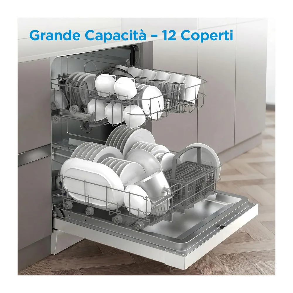Midea Lavastoviglie Libera Installazione 12 Coperti 6 Programmi 60 cm Inox [Classe di efficienza energetica E] — 3