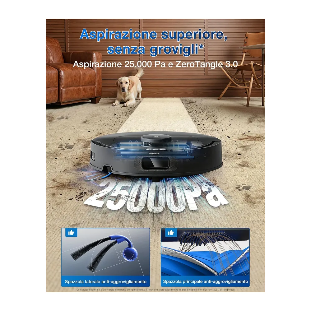 ECOVACS T30e OMNI Robot Aspirapolvere Lavapavimenti 25000 Pa — 2