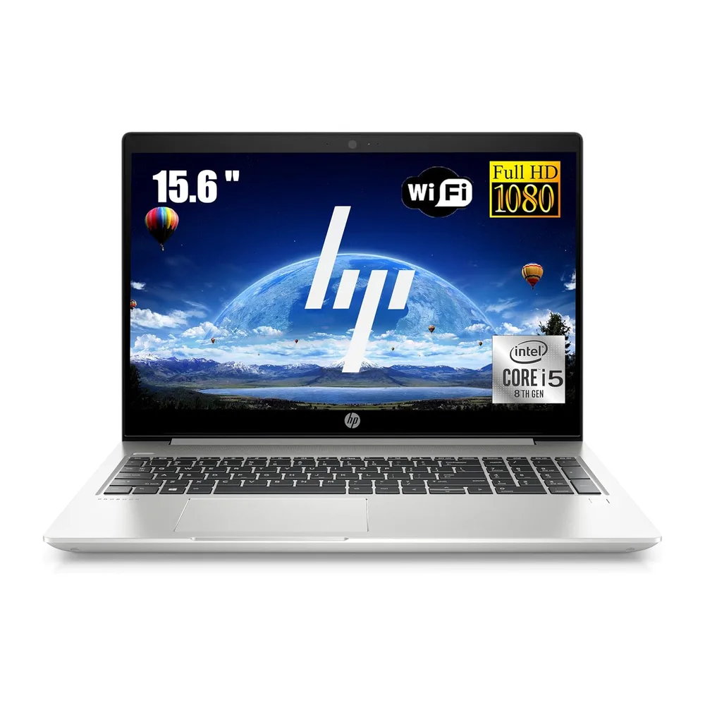 HP ProBook 450 G6 Business Laptop, 15,6 pollici FHD (1920 x 1080), Intel Core i5-8265U, 8 GB RAM, SSD da 256