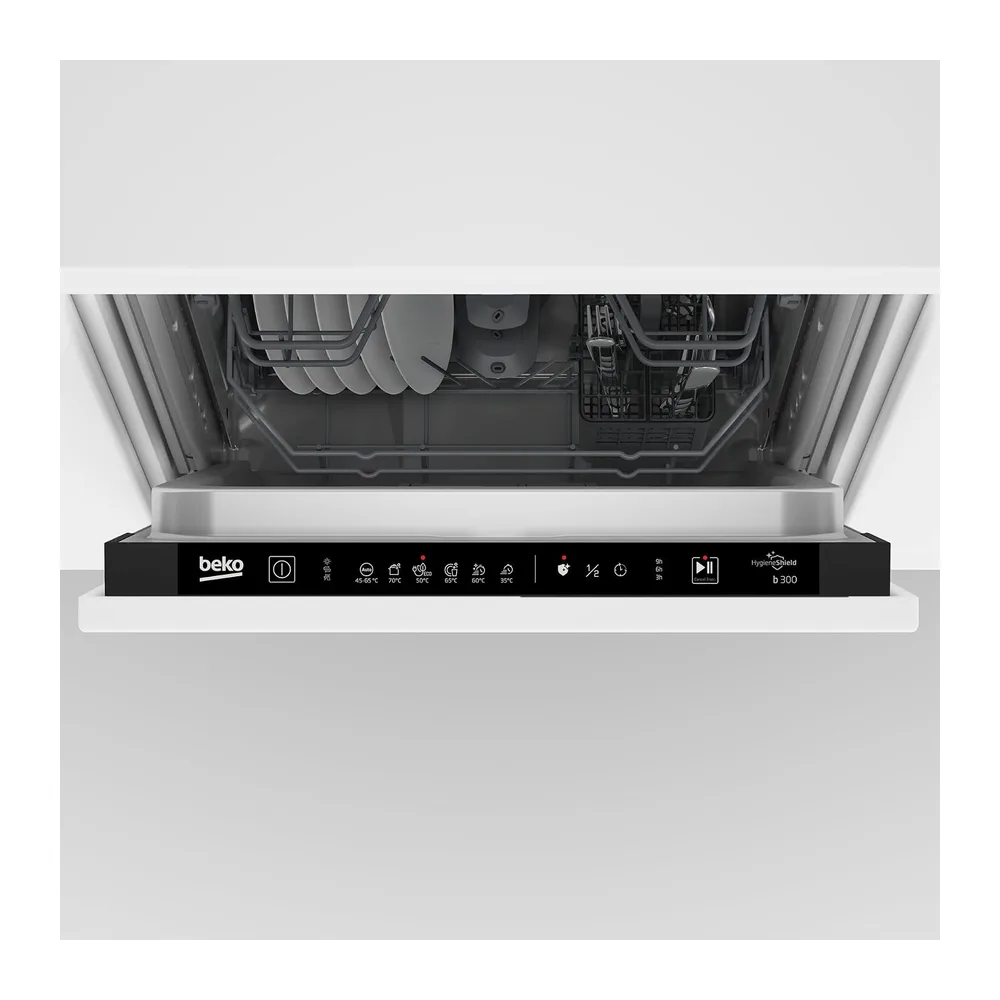 BDIS16030 - Lavastoviglie da Incasso 45 cm, Slim, 10 Coperti, a Scomparsa Totale, Classe energetica D [Classe — 3