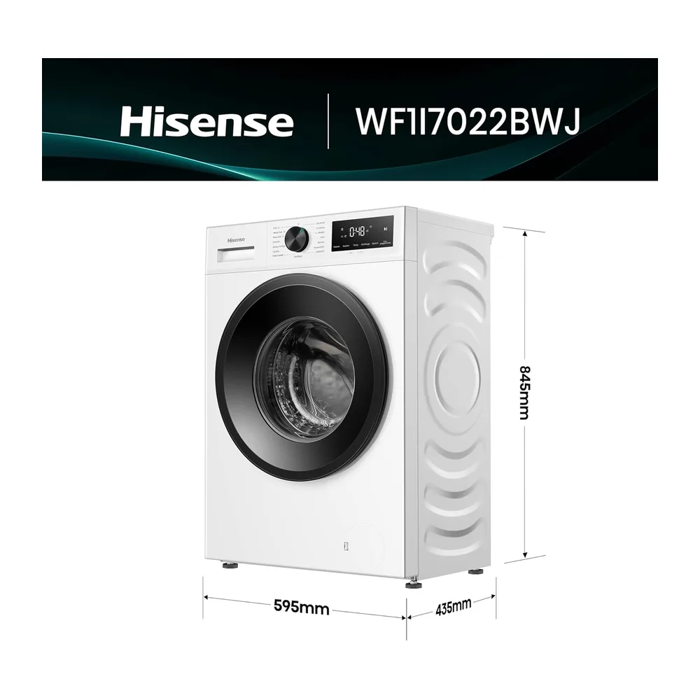 Hisense WF1I7022BWJ NUOVA Lavatrice Slim 7 kg — 2