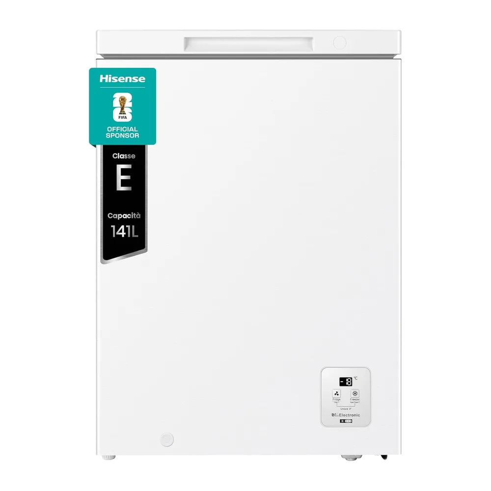 Hisense FT145N1AWE NUOVO Congelatore a pozzo 141 litri