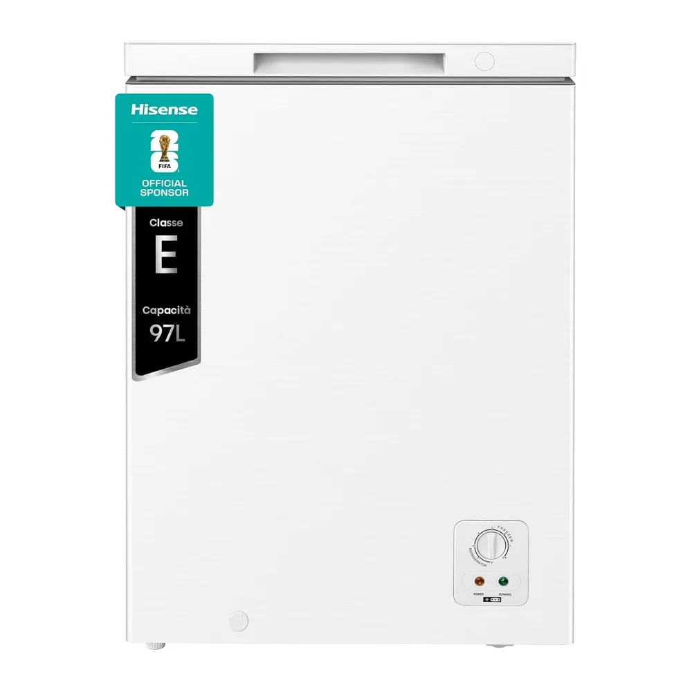 Hisense FT100N1BWE NUOVO Congelatore a Pozzetto con capacità 97 litri