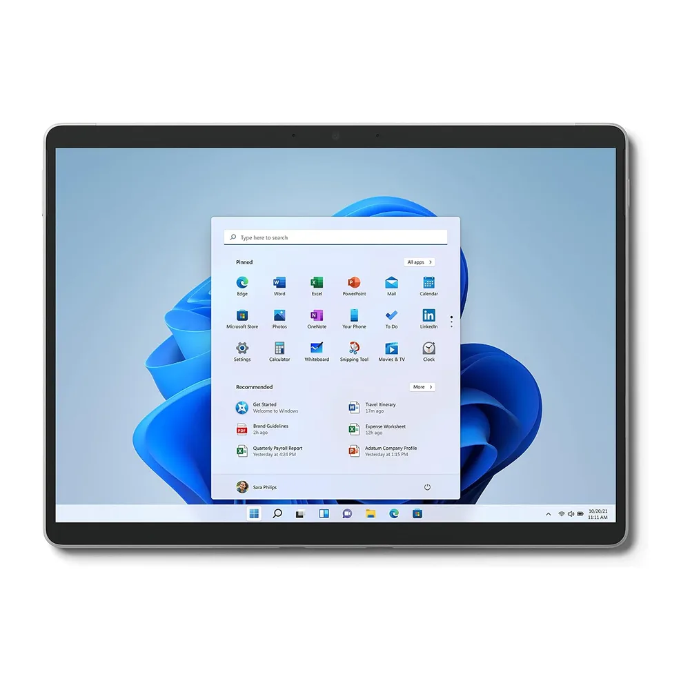 Microsoft Surface PRO 8 4G LTE 256 GB 33 cm (13") Intel® Core i5 di undicesima Generazione 8 GB Wi-Fi 6