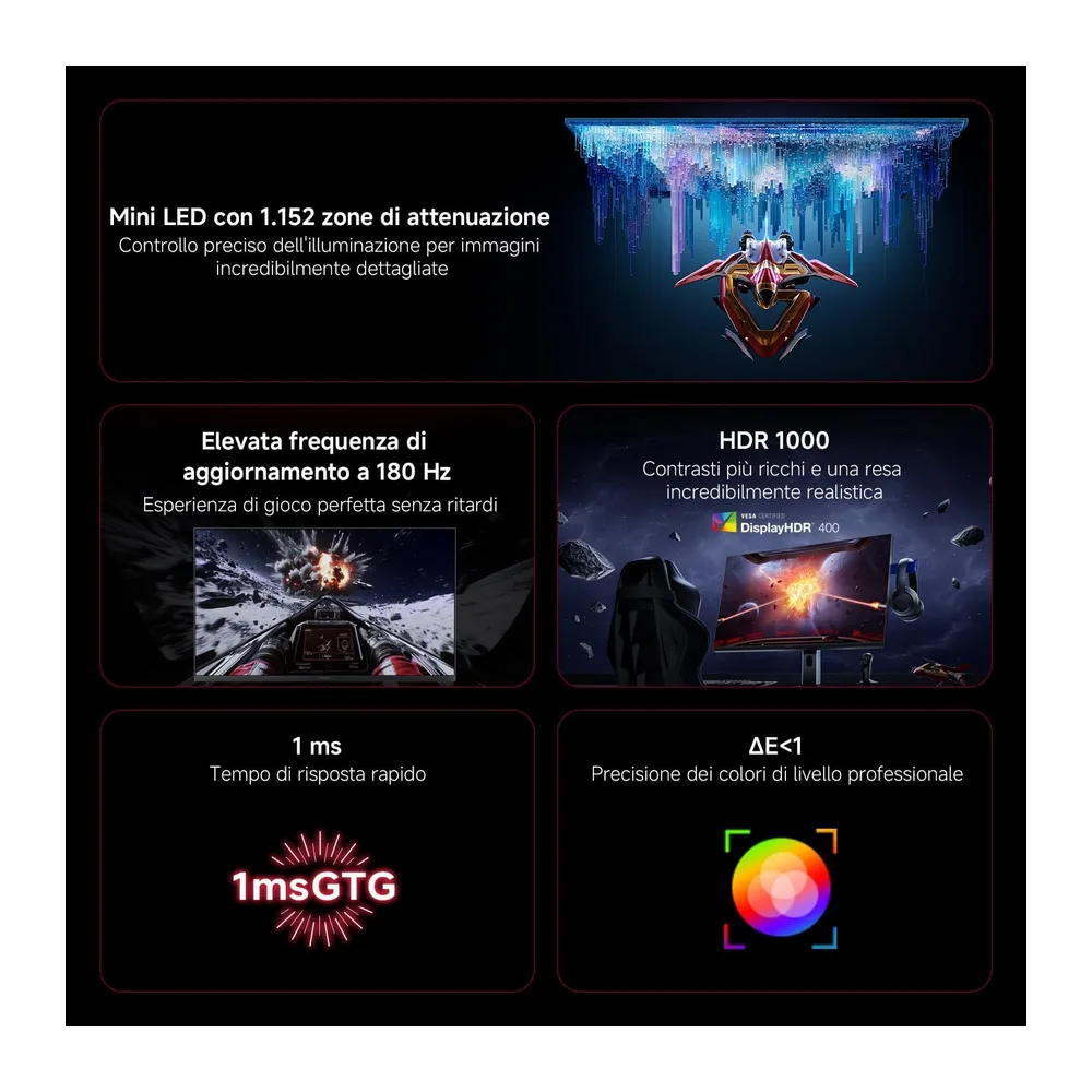 XIAOMI G Pro 27Qi 2026 Gaming Monitor 2K Mini-LED 27" — 2