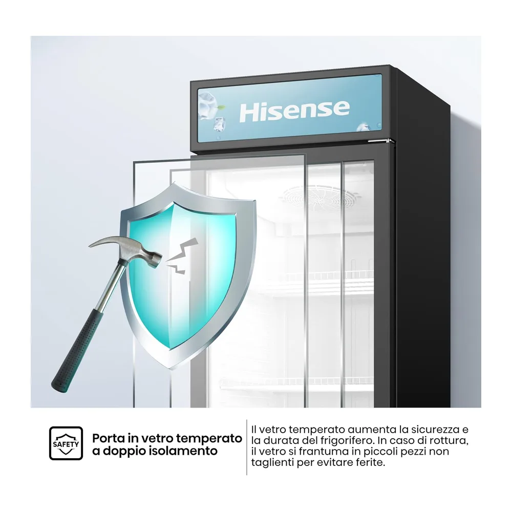 Hisense CPC381N7ABD Frigorifero commerciale per bevande — 4