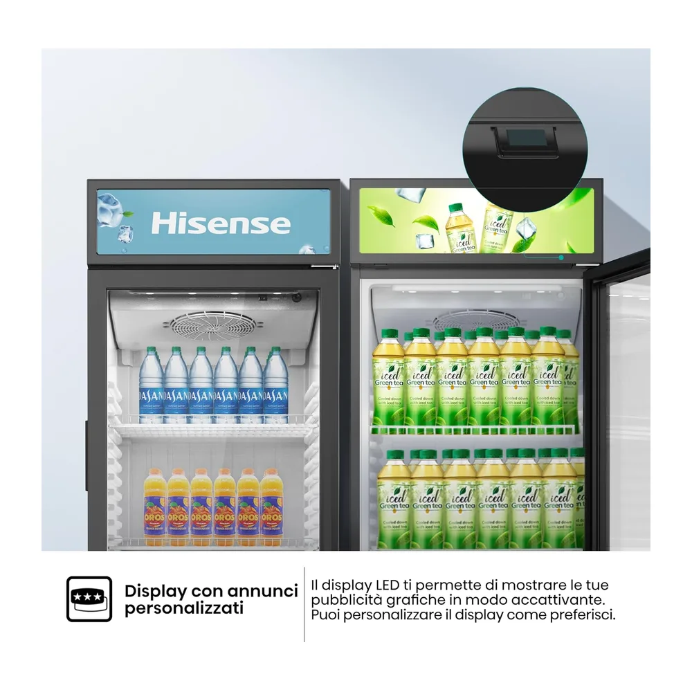 Hisense CPC381N7ABD Frigorifero commerciale per bevande — 5