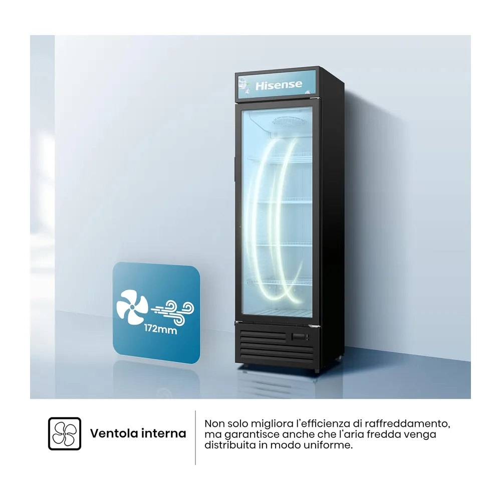 Hisense CPC381N7ABD Frigorifero commerciale per bevande — 6