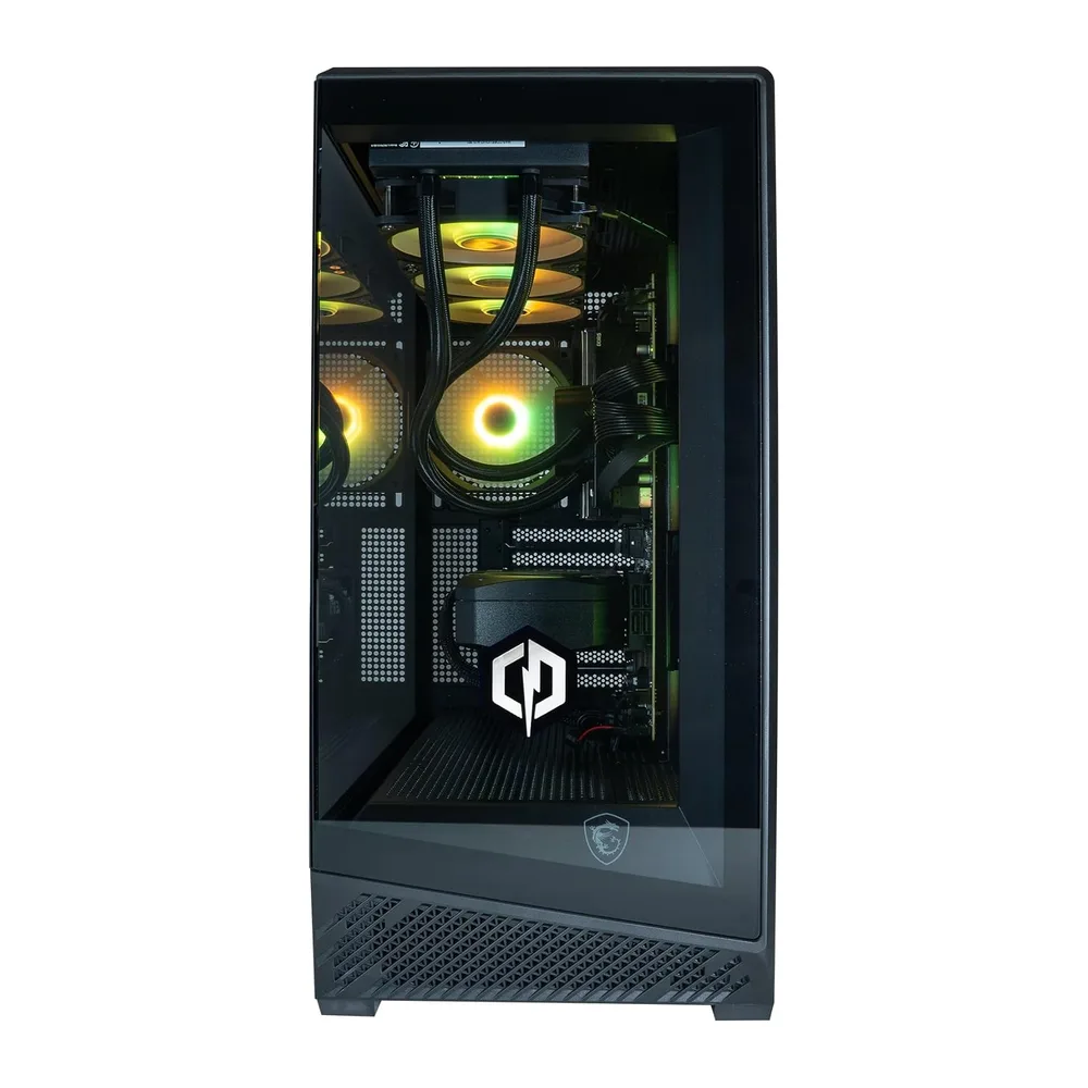 CYBERPOWERPC x MSI PBM Gaming PC - AMD Ryzen 7 9800X3D, Nvidia RTX 5080, 32GB RAM, 1TB NVMe SSD, 1000W PSU, — 4