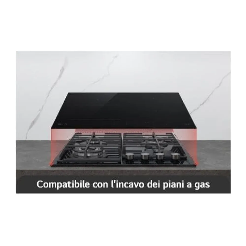 CCI7Z2438BA - Piano Cottura Induzione 4 Fuochi Vetroceramica colore Nero — 5