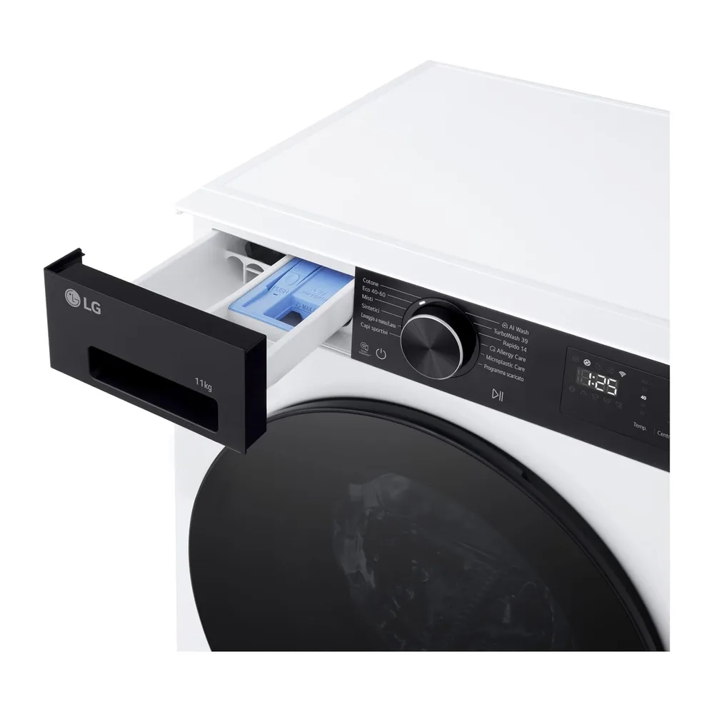 LAV INTELL 11KG A-40 BIANCO+P NERO [Classe di efficienza energetica A] — 4