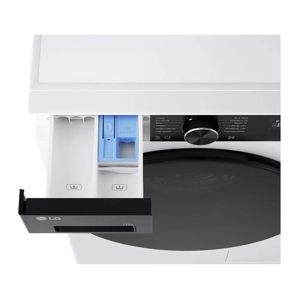 LAV INTELL 11KG A-40 BIANCO+P NERO [Classe di efficienza energetica A] — 6