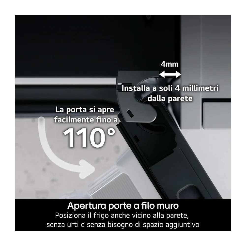 LG GBBS323CPY - Frigorifero Combinato No Frost 375 Litri Libera Installazione Argento Classe energetica C — 4