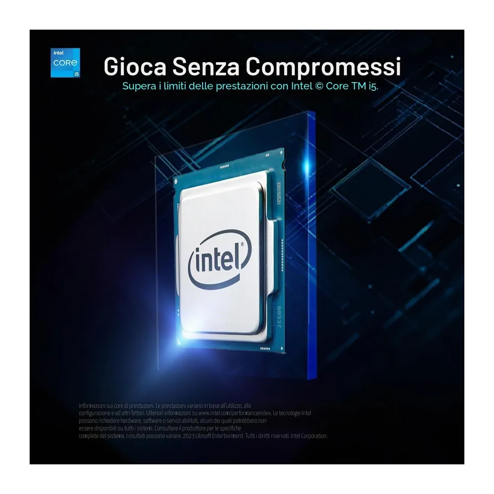 YEYIAN Gaming PC EdgeESP | Intel i5-14400F 10 core (4,7 GHz OC) | NVIDIA RTX 5060 8 GB GDDR7 | 32 GB DDR5 — 4