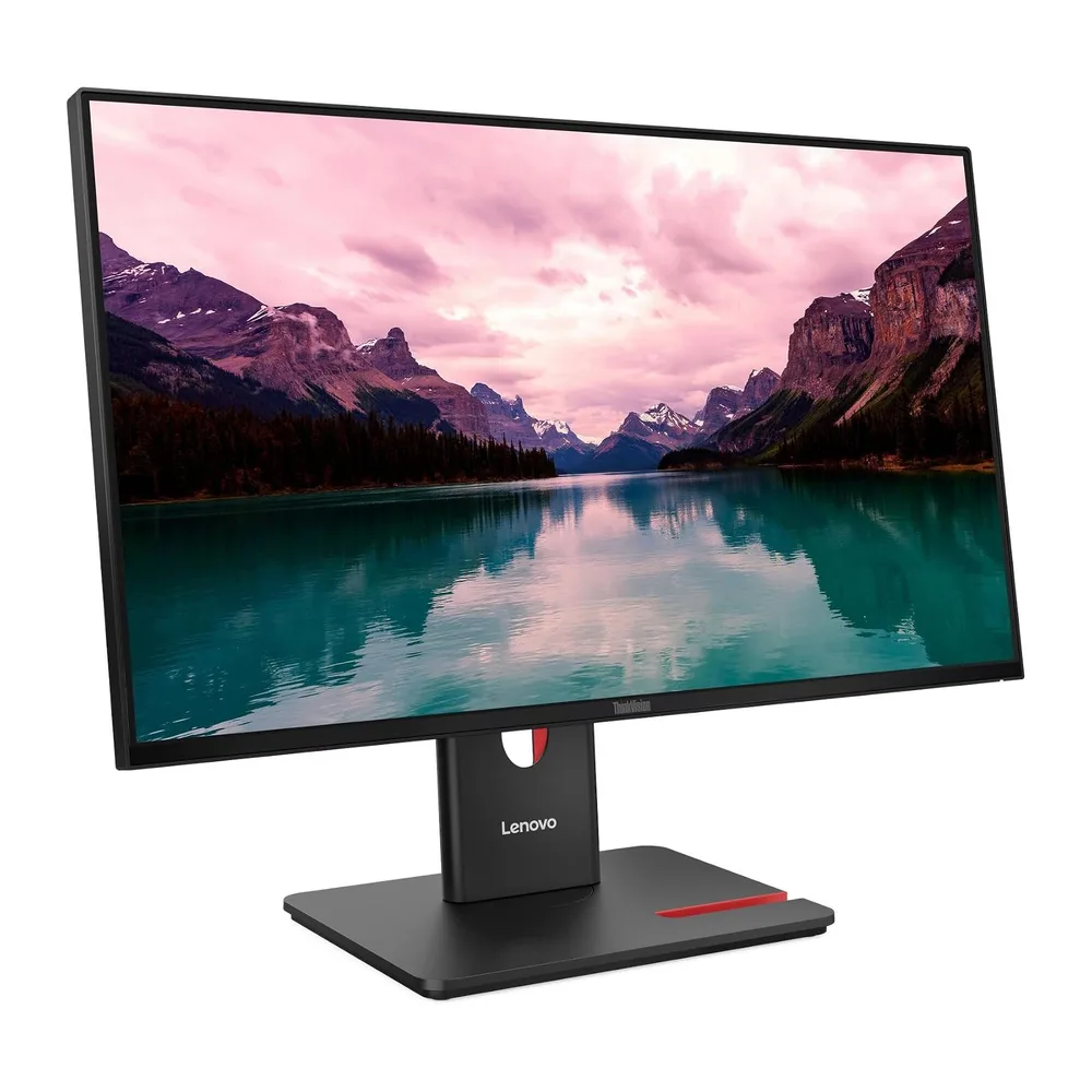 Lenovo ThinkVision T24-40 23.8" IPS Monitor Full HD 120Hz USB-C Hub regolabile in altezza Pivot HDMI DP VGA — 2