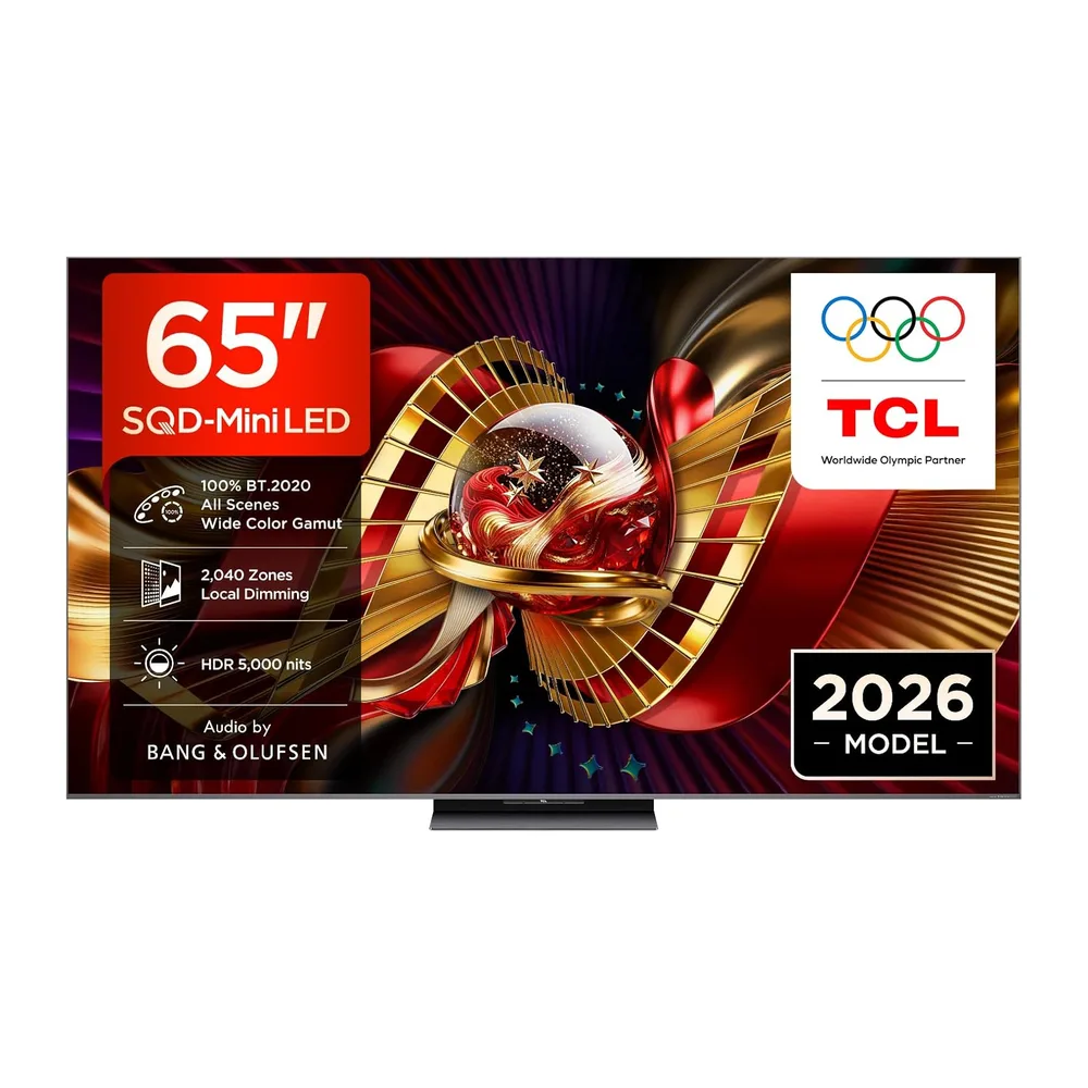 TCL 65C8L – Smart TV SQD‑Mini LED 4K HDR10+ da 65", 5.000nit [Classe di efficienza energetica D]